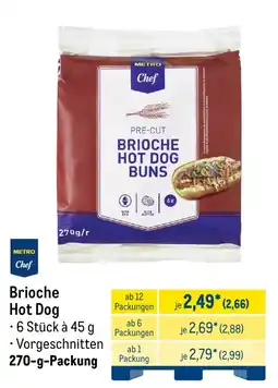 METRO METRO Chef Brioche Hot Dog Angebot