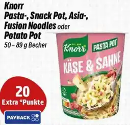 Simmel Knorr Pasta-, Snack Pot, Asia-, Fusion Noodles oder Potato Pot Angebot