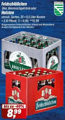 Simmel Feldschlößchen Bier, Biermischgetränk oder Holsten Angebot