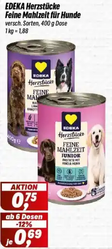 Simmel EDEKA Herzstücke Feine Mahlzeit für Hunde Angebot