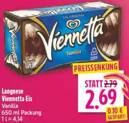 diska Langnese Viennetta Eis Vanilla Angebot