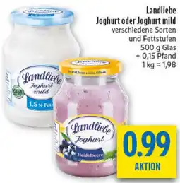diska Landliebe Joghurt oder Joghurt mild Angebot