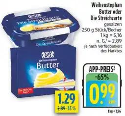 diska Weihenstephan Butter oder Die Streichzarte Angebot