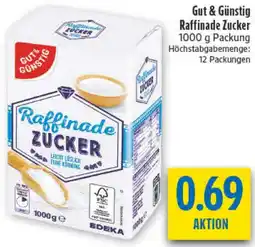 diska Gut & Günstig Raffinade Zucker Angebot