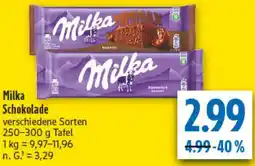 diska Milka Schokolade Angebot
