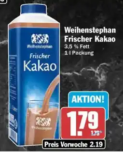 AEZ Weihenstephan Frischer Kakao Angebot