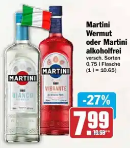 AEZ Martini Wermut oder Martini alkoholfrei Angebot