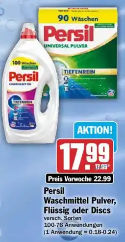 AEZ Persil Waschmittel Pulver, Flüssig oder Discs Angebot