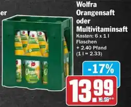 AEZ Wolfra Orangensaft oder Multivitaminsaft Angebot