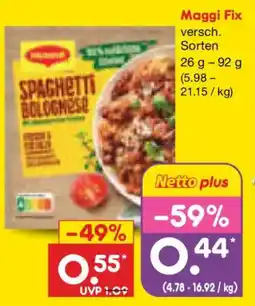 Netto Marken-Discount Maggi Fix Angebot