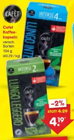 Netto Marken-Discount Cafet Kaffeekapseln Angebot