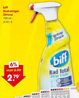 Netto Marken-Discount biff Badreiniger Zitrone Angebot