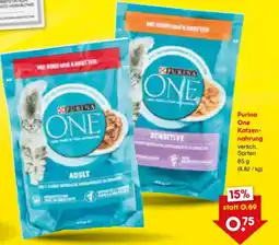 Netto Marken-Discount Purina One Katzennahrung Angebot
