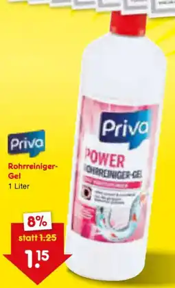 Netto Marken-Discount Priva Rohrreiniger Gel Angebot