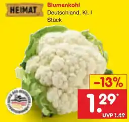 Netto Marken-Discount Heimat blumenkohl Angebot