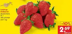 Netto Marken-Discount Lieblings Erdbeeren Angebot
