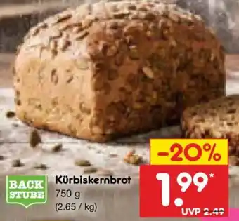 Netto Marken-Discount Back stube kürbiskernbrot Angebot