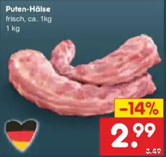 Netto Marken-Discount Puten-Hälse Angebot