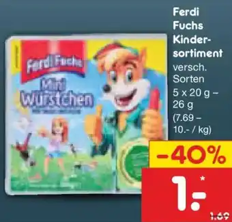 Netto Marken-Discount Ferdi Fuchs Kindersortiment Angebot