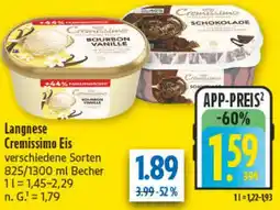 diska Langnese Cremissimo Eis Angebot