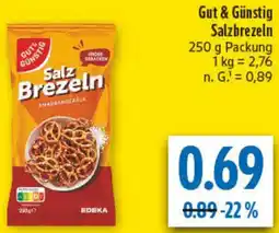 diska Gut & Günstig Salzbrezeln Angebot