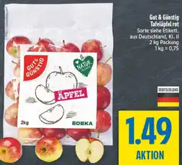 diska Gut & Günstig Tafeläpfel rot Angebot