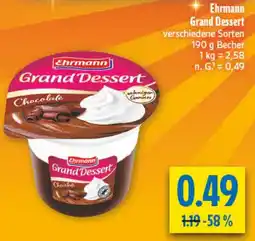 diska Ehrmann Grand Dessert Angebot