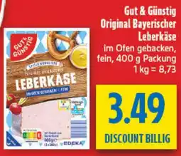 diska Gut & Günstig Original Bayerischer Leberkäse Angebot