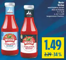diska Werder Ketchup Angebot