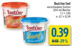 diska Bautz'ner Senf Angebot
