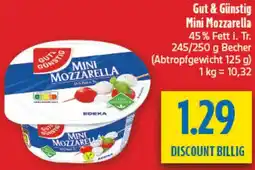 diska Gut & Günstig Mini Mozzarella Angebot