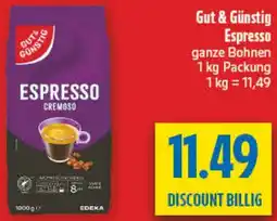 diska Gut & Günstig Espresso Angebot