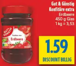 diska Gut & Günstig Konfitüre extra Angebot