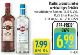 diska Martini aromatisiertes weinhaltiges Getränk Angebot