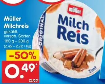 Netto Marken-Discount Müller Milchreis Angebot