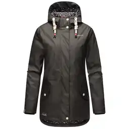 Netto Marken-Discount NAVAHOO Damen Warmer Regenjacke Wasserdichter Regenmantel mit Kapuze Oceans Heart Angebot