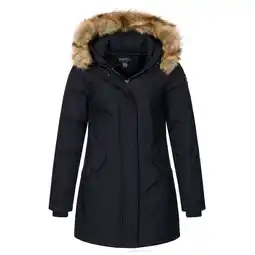 Netto Marken-Discount Geographical Norway Winterjacke Mantel mit Kapuze Regular Fit Angebot