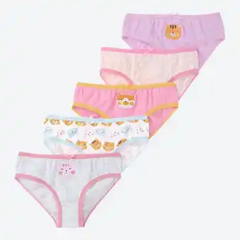NKD Kinder-Mädchen-Slip aus Baumwolle, 5er-Pack Angebot