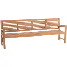 Netto Marken-Discount CLP Teakbank Halden I Holzbank Für Den Garten I Sitzbank Mit Armlehnen Angebot