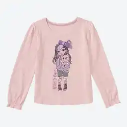 NKD Kinder-Mädchen-Langarmshirt mit Glitzer-Druck Angebot