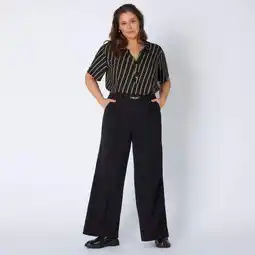 NKD Damen-Stoffhose mit weitem Bein, große Größen Angebot