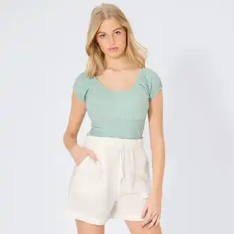 NKD Damen-T-Shirt mit Raffung Angebot