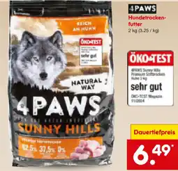 Netto Marken-Discount 4PAWS Hundetrockenfutter Angebot
