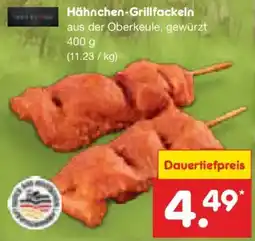 Netto Marken-Discount Hähnchen-Grillfackeln Angebot