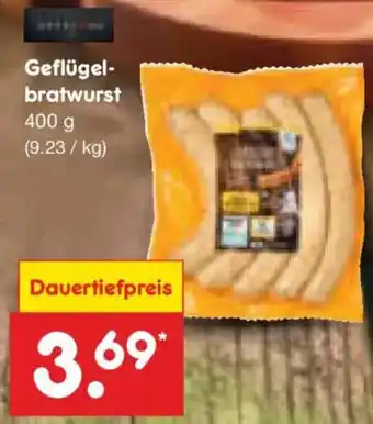 Netto Marken-Discount Geflügelbratwurst Angebot