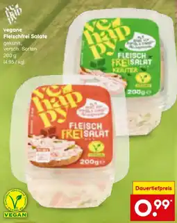 Netto Marken-Discount Vehappy vegane Fleischfrei Salate Angebot