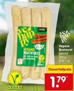 Netto Marken-Discount Vehappy Vegane Bratwurst Angebot