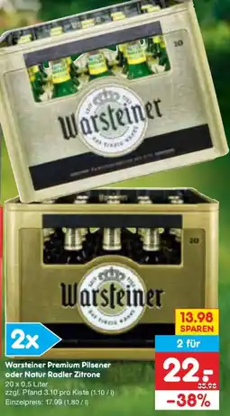 Netto Marken-Discount Warsteiner Premium Pilsener oder Natur Radler Zitrone Angebot