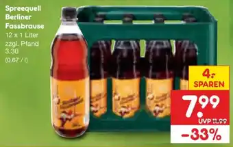 Netto Marken-Discount Spreequell Berliner Fassbrause Angebot