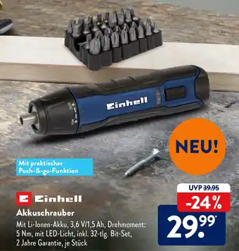 Aldi Süd Einhell Akkuschrauber Angebot